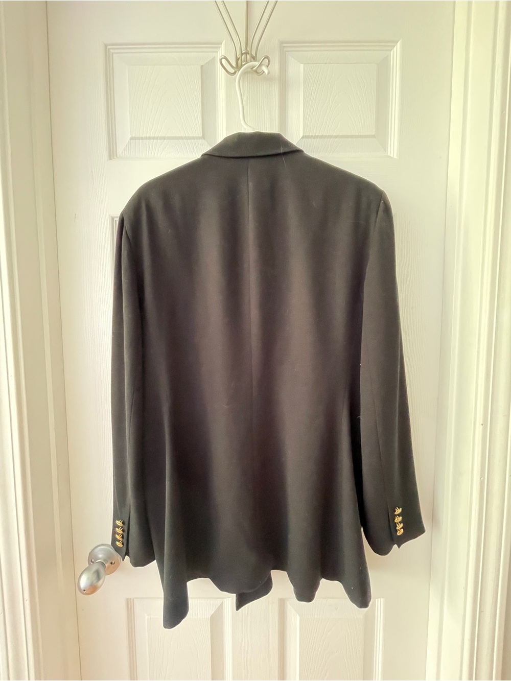 Ralph Lauren Black Blazer with Gold Logo Label - Picture 4 of 5